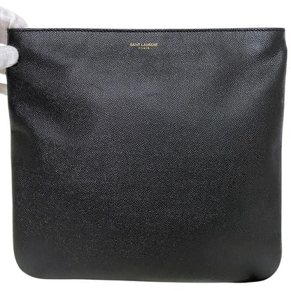 Saint Laurent Shoulder Bag Black 326858 Excellent Condition Leather Preowned