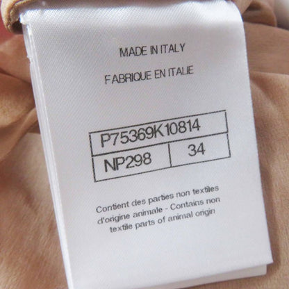 CHANEL 23A P75369 Wool Fuchsia (pinkish) Coco Mark Button Long Length Knit