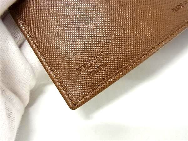 Prada M170a Saffiano Leather Trifold Wallet Coin Purse Coin Purse