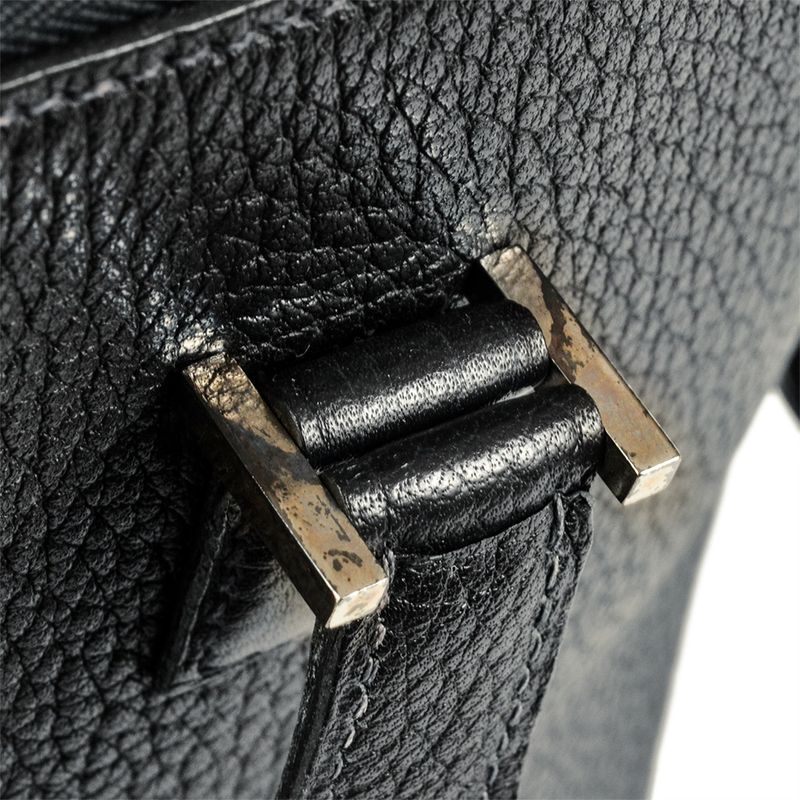 Hermes Escapada Tote Bag Fjord □C Engraved Navy Silver Hardware