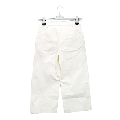 Hermes Pants White Size 38 Cotton Polyurethane Women's Apparel Women's