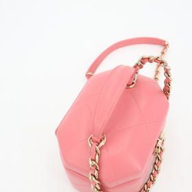 Chanel Handbag Coco Mark Matelasse Vendome Vanity Lambskin 2-way Shoulder Bag