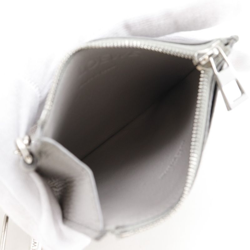 Loewe Anagram Square Card Holder Coin Case Women's Card Case