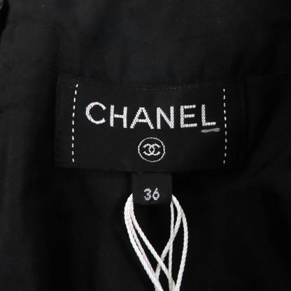 CHANEL 22A P73122 Lined With 100% Silk Sequins With Coco Mark Plate Knee-length