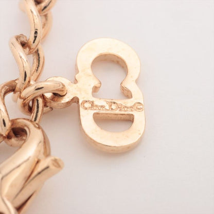 Christian DIOR CD Logo Necklace GP Gold