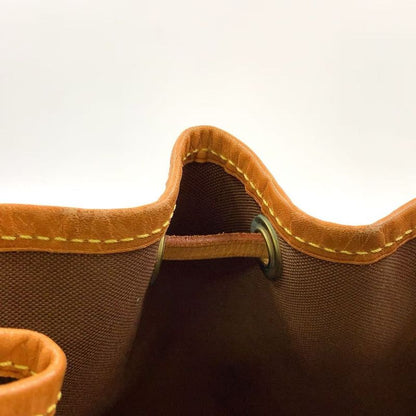 Louis Vuitton Petite Noe Monogram Leather × PVC Brown Shoulder Bag Gold M42226