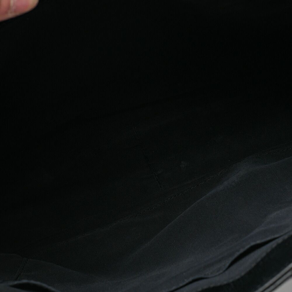 Chanel Shoulder Bag Matelasse GST Chain Tote Cabiskin Black Silver Hardware