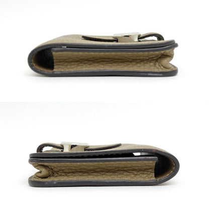 Hermes Dogon Cade Case Brown Silver Hardware Togo U Engraved Leather