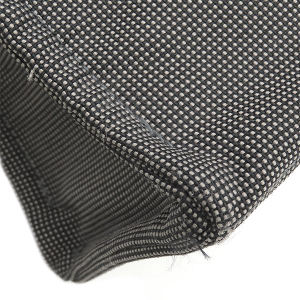 Hermes Tote Bag Her Line Tote MM Canvas Gray Silver Hardware Key and Cadena