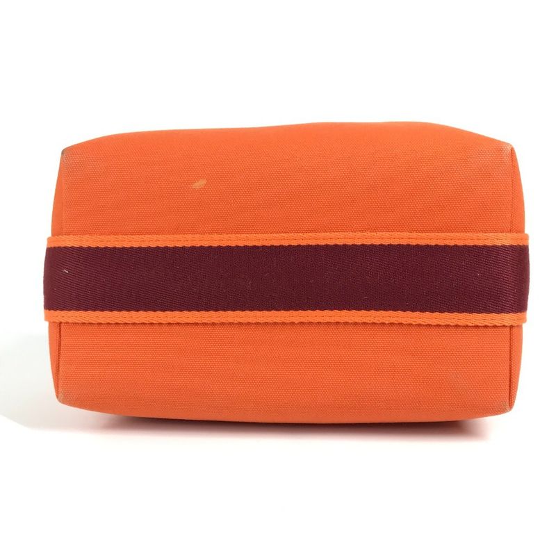 Hermes Handbag Brid A Black PM Brid A Black PM Canvas Orange