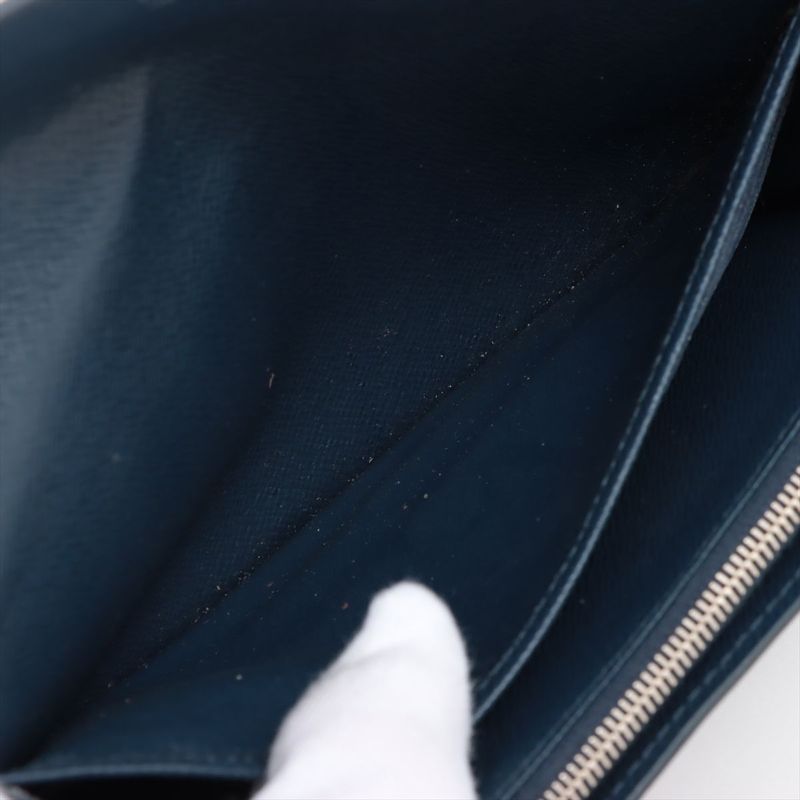 Louis Vuitton Epi Portefeuille Sarah Long Wallet Long Wallet M60585 Andigo Blue