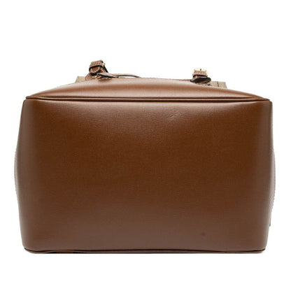 Gucci GG Supreme Interlocking G Backpack Rucksack 696013 Brown PVC Leather