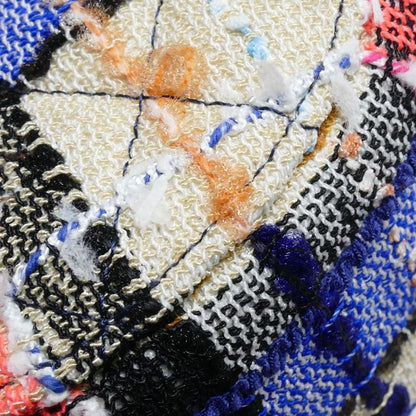 Chanel Round Mini Classic Chain Shoulder Bag Multicolor Ap0245 Tweed Multi