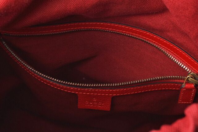 Gucci Backpack Drawstring Gucci Stripe Canvas Leather Logo Tricolor Red Blue