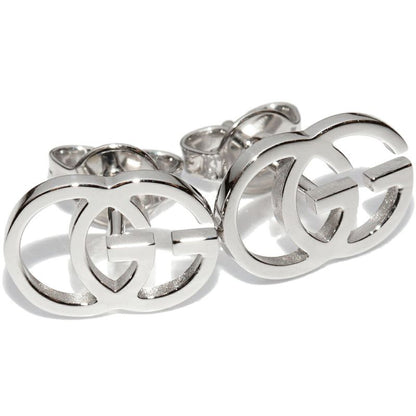 Gucci Earrings 18K White Gold GG Studded Earrings Online Limited 094074 J8502