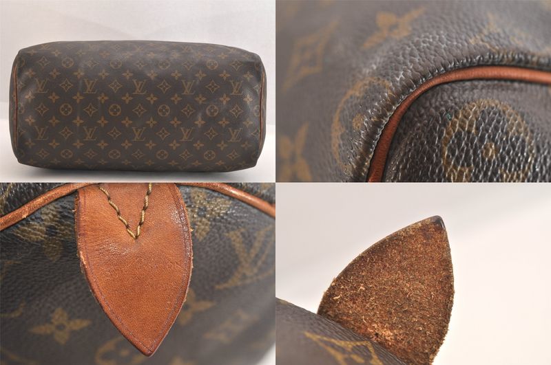 Louis Vuitton Monogram Speedy 40 Hand Boston Bag M41522 LV 2961n