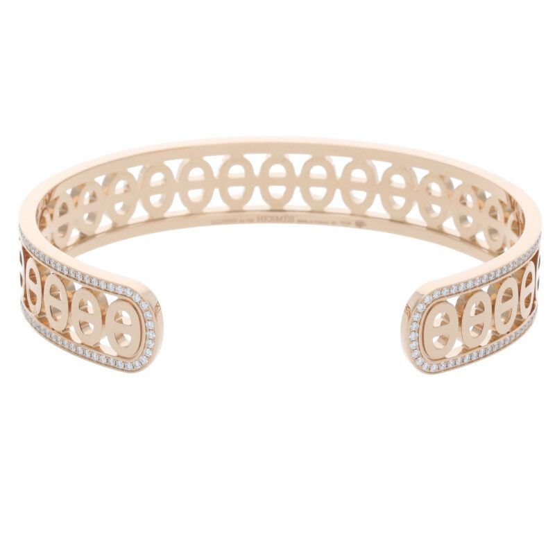 Hermes Chaine D'ancre Divine Chaine D'ancre Divine Bangle Bracelet Women SH