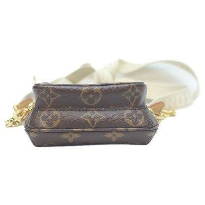 Louis Vuitton M80746 Monogram Utility Crossbody Body Bag Brown Ladies Men Unisex