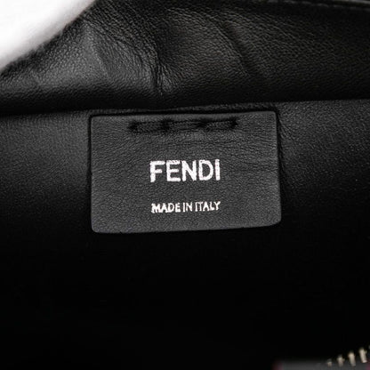 Fendi Mini Troisage Handbag Shoulder Bag 2WAY 8bh333 Black Calf Women Fendi