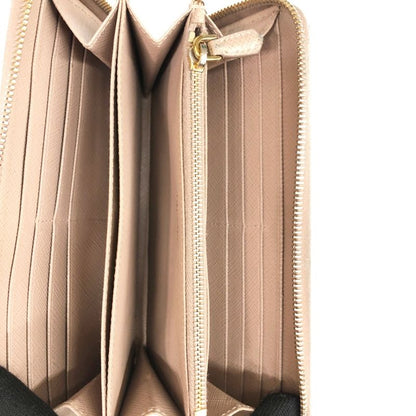 Prada Round Long Wallet Saffiano 1ml506 Pink