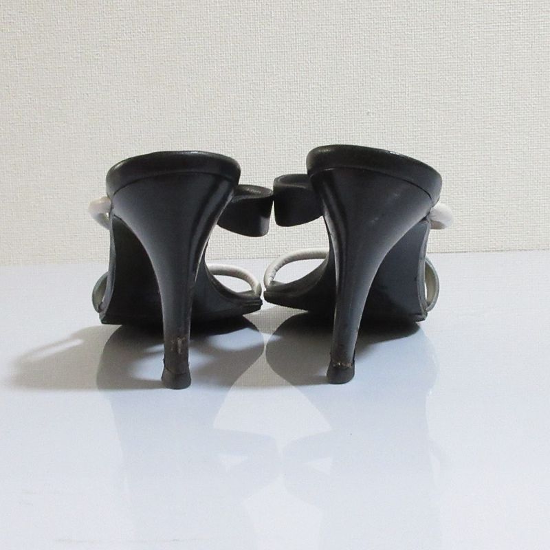 Good Prada Color Scheme Leather Strap Sandals Mules Size 36 Approx 23cm