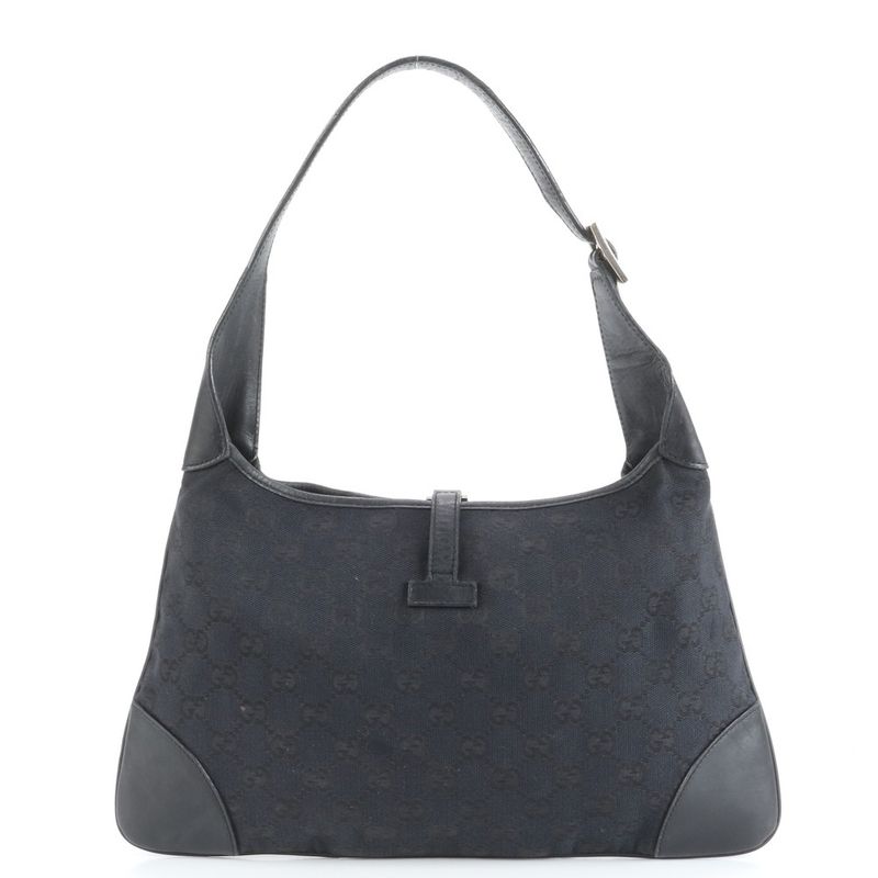 Gucci GG Canvas Jackie Leather Shoulder Bag Shoulder One Shoulder 001-4057 Tote