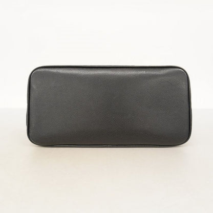 Chanel Tote Bag Revival Tote Caviar Skin Black Gold Hardware Women's