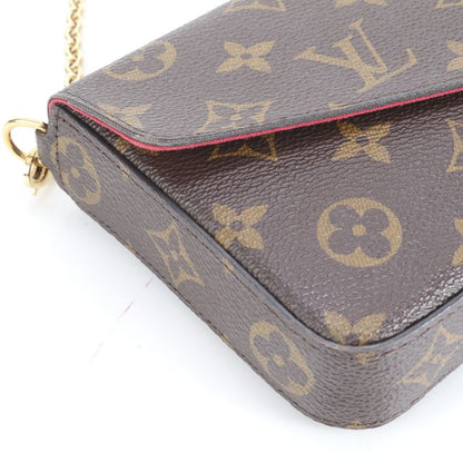 Current Louis Vuitton Monogram Pochette Felicie M81896 Shoulder Bag Crossbody