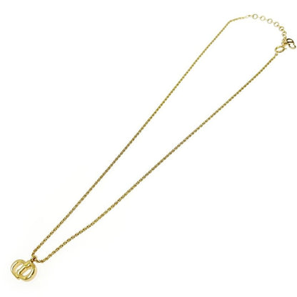 Christian Dior GP CD Logo Necklace Women's Gold 408156 Necklace