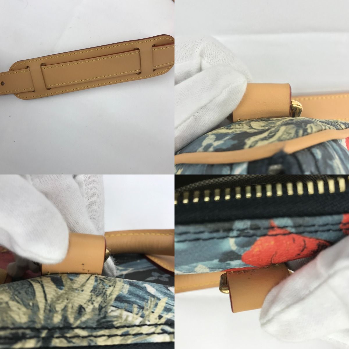 Louis Vuitton Keepall Bandouliere 25 Surfing Monogram M25440 Navy Blue
