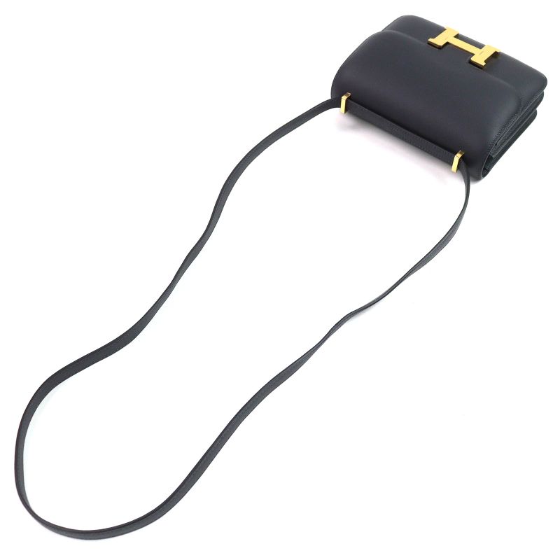 Hermes Constance 3 Mini 18 Miroir Vosuft Cavan Gold Hardware Shoulder Bag