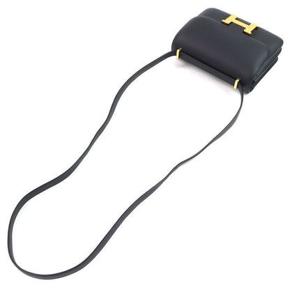 Hermes Constance 3 Mini 18 Miroir Vosuft Cavan Gold Hardware Shoulder Bag