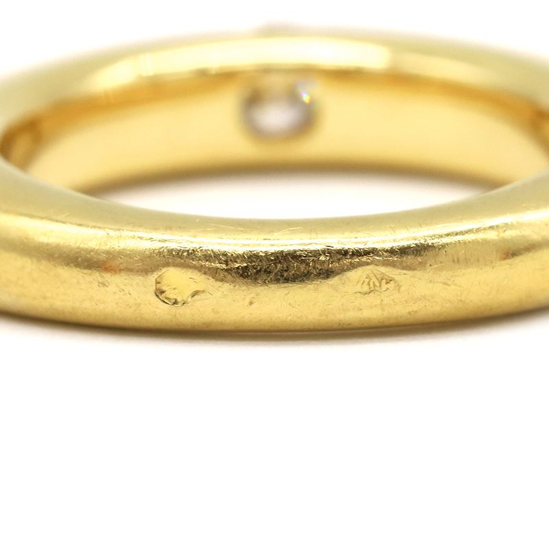 Cartier Ring Ellipse 18k Yellow Gold Diamond Yellow Gold #51 (Jp11) 750 18k 1p