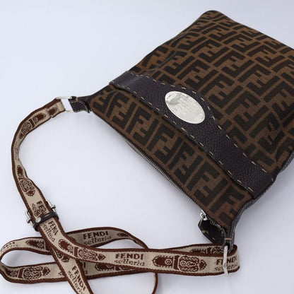 Fendi Zucca Selleria Women's Shoulder Bag