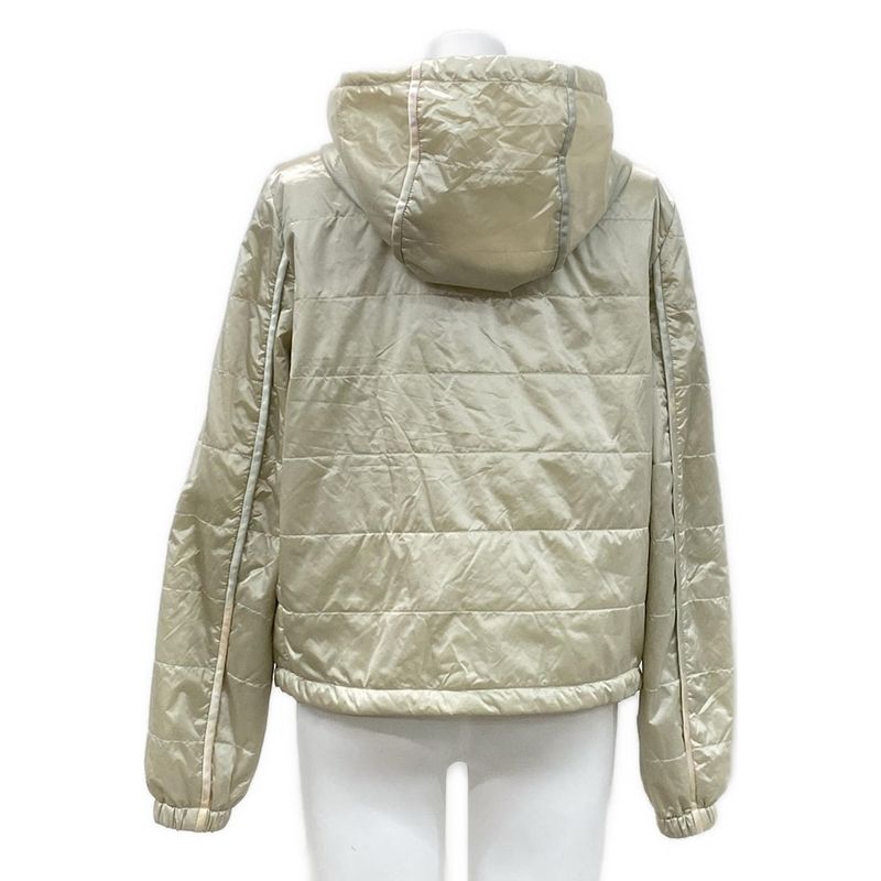 Prada Blouson Size 42 M Women's 291511 Ivory Cotton / Long Sleeve / Zip Up /