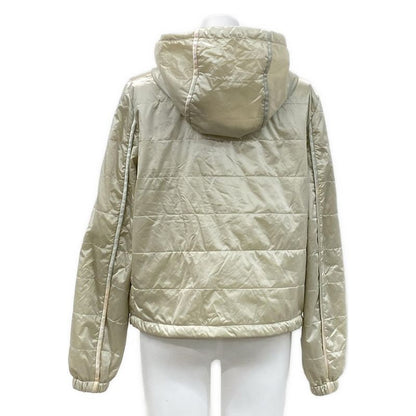 Prada Blouson Size 42 M Women's 291511 Ivory Cotton / Long Sleeve / Zip Up /