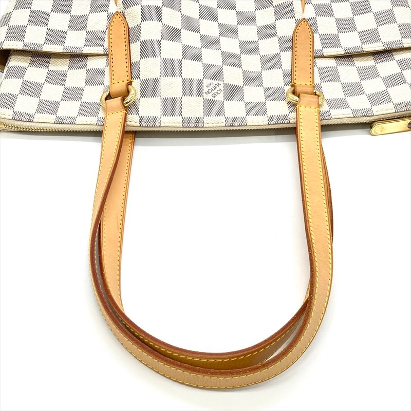 Louis Vuitton Totally PM Tote Bag Damier Azure N41280 White Gold Hardware