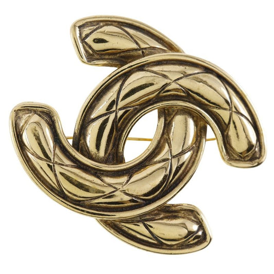 Chanel Coco Mark Gold Plated Ladies 37.3g Brooch