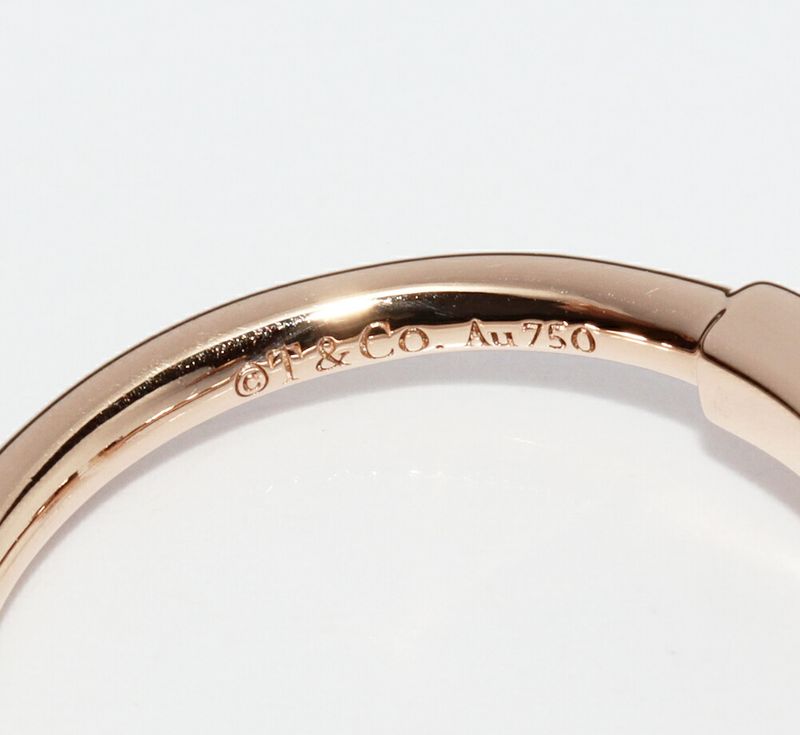 Tiffany & Co Rings 18K Pink Gold T-wire Ring