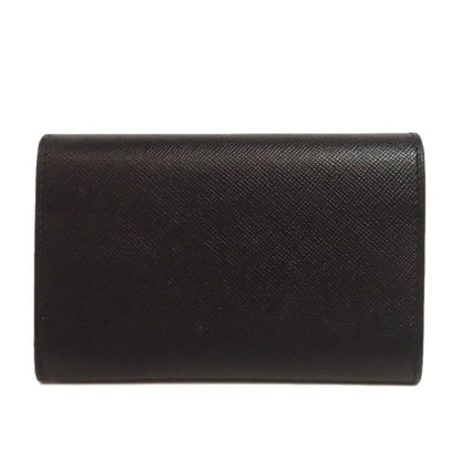 Prada M504a Business Card Holder Logo Hardware Card Case Saffiano Women