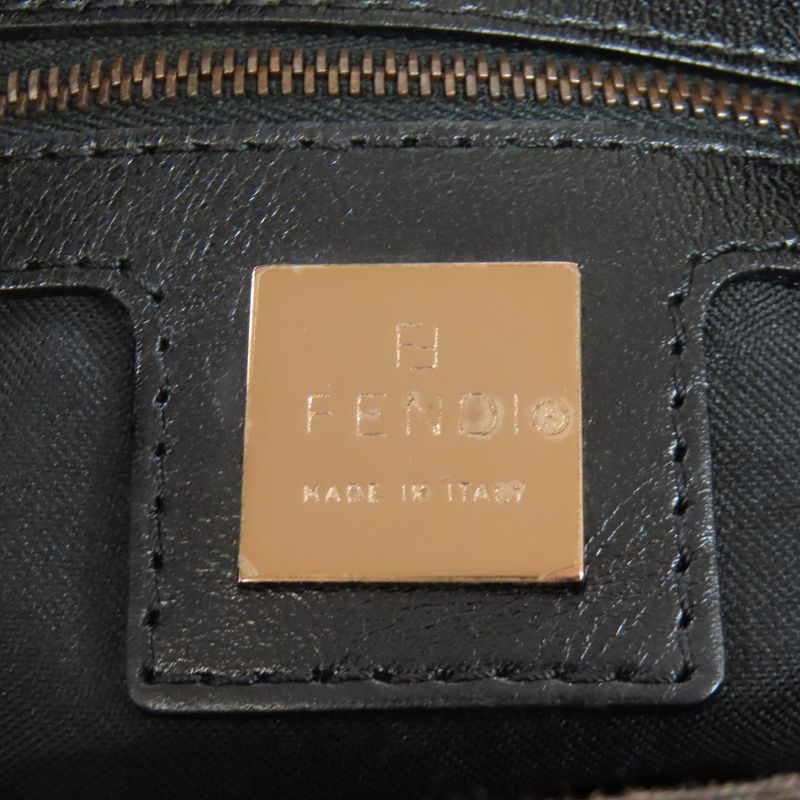 Fendi Zucca Pattern Handbag Canvas Women