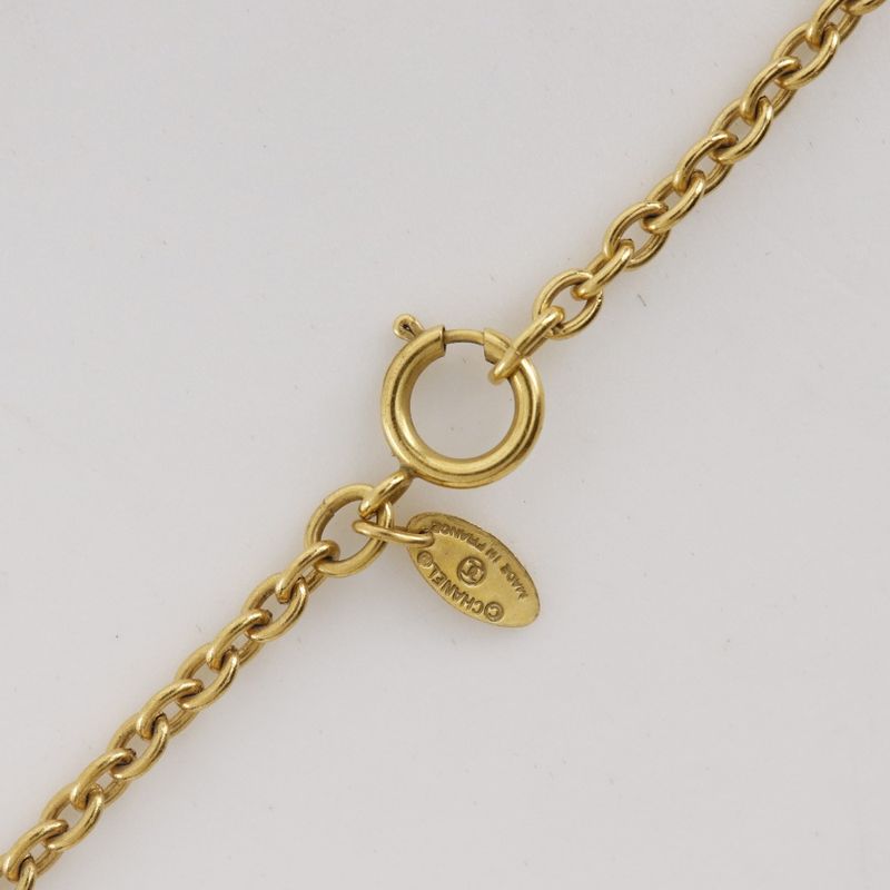Chanel Coco Mark Vintage Gold Plated Ladies 20.8g Necklace