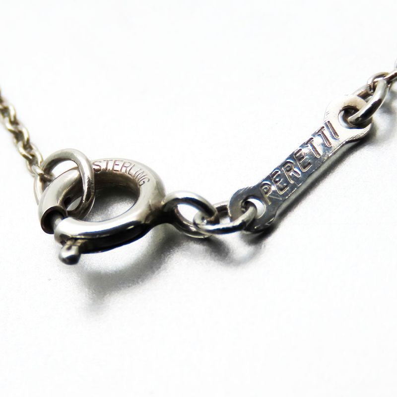 Tiffany & Co Necklace Bean 925 Silver Approx 3.0g Silver Elsa Peretti Accessory