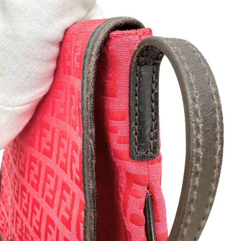 Fendi Zucca 8bt052 Canvas Women Shoulder Bag