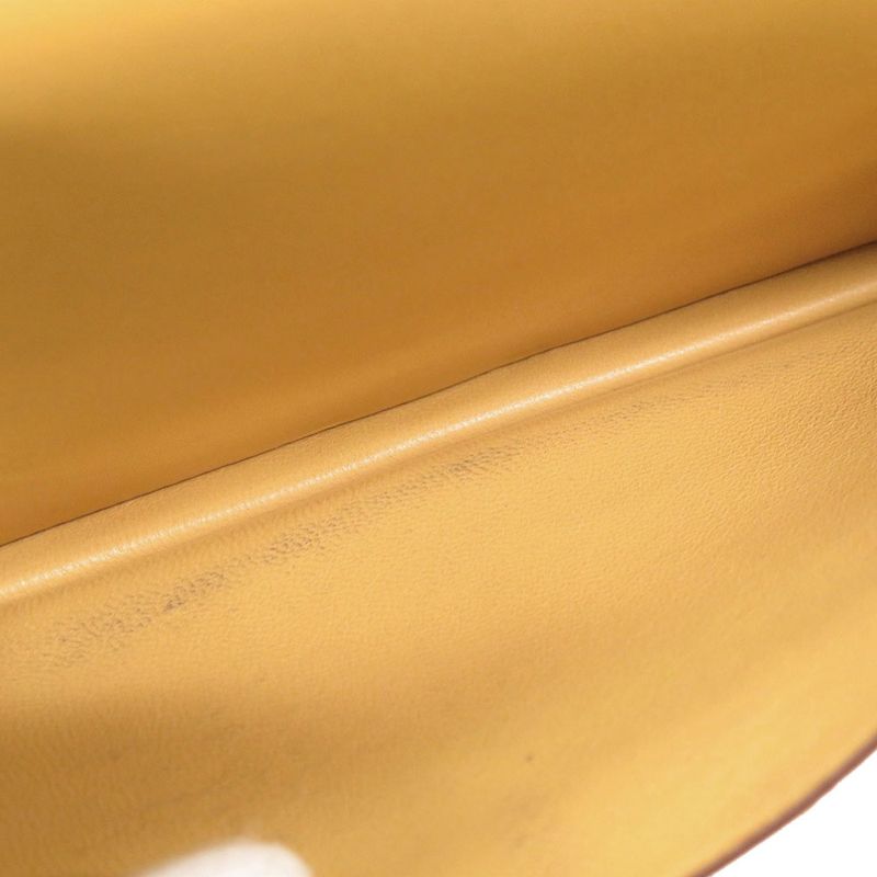 Hermes Bearn Souffle Vota Delacto Paille Gold Hardware Engraved A (2017) Long