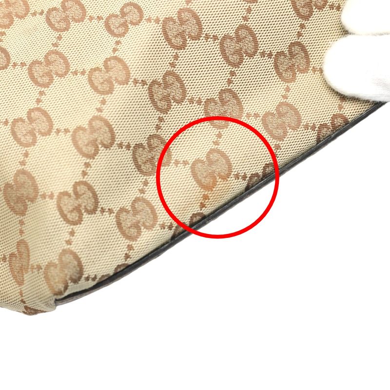 Gucci 131228 Tote Bag GG Canvas Handbag Gucci Beige