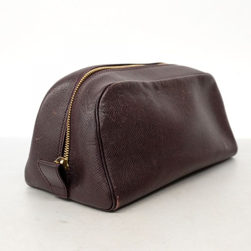 Louis Vuitton Clutch Bag Taiga Trousse Toilette PM M30226 Acajou - Men's