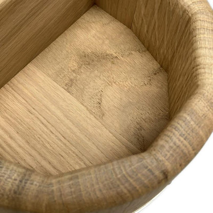 Hermes Small Accessories Dog Bowl PM Light Brown×silver Chaine D'ancre