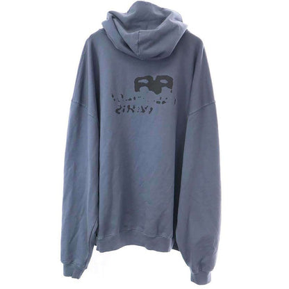 Balenciaga Hand Draw N BB Icon Hoodie Damaged Logo Print Hoodie 620973 Tnvq1