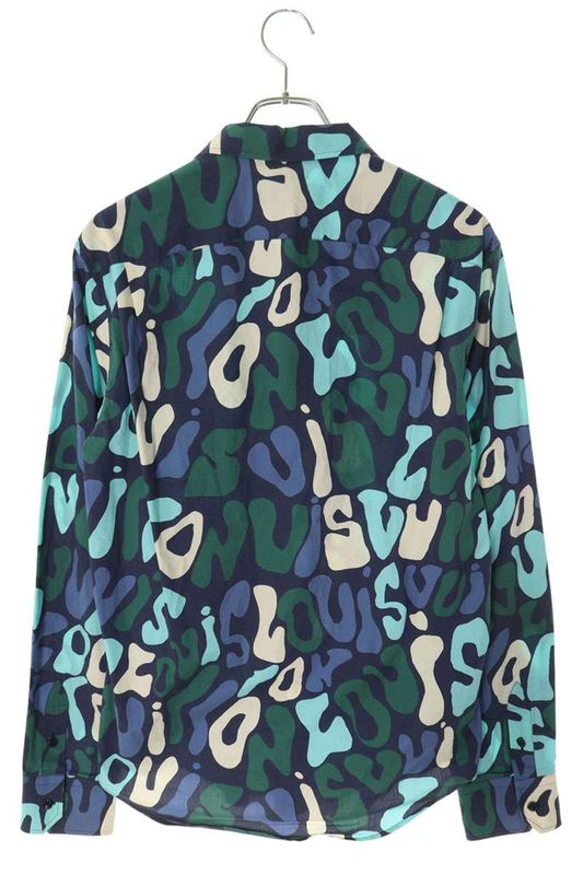 Louis Vuitton 23SS Rm231q TB0 Hos54w Graphic Logo Total Long Sleeve Shirt Men's